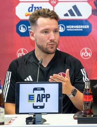 14 07 2023 1 FC Nuremberg Nuernberg women club women FCN club media appointment press conference coach presentation DaEn xdaxenx Thomas Oostendorp coach 1 FC Nuernberg FCN