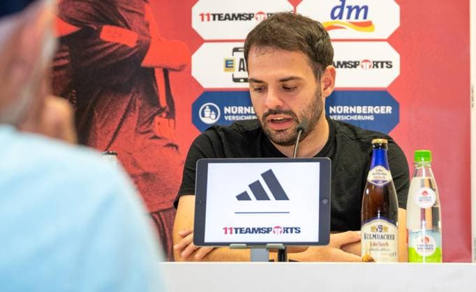 14 07 2023 1 FC Nuremberg Nuernberg women club women FCN club media appointment press conference coach presentation DaEn xdaxenx Osman Cankaya sporting director 1 FC Nuernberg FCN