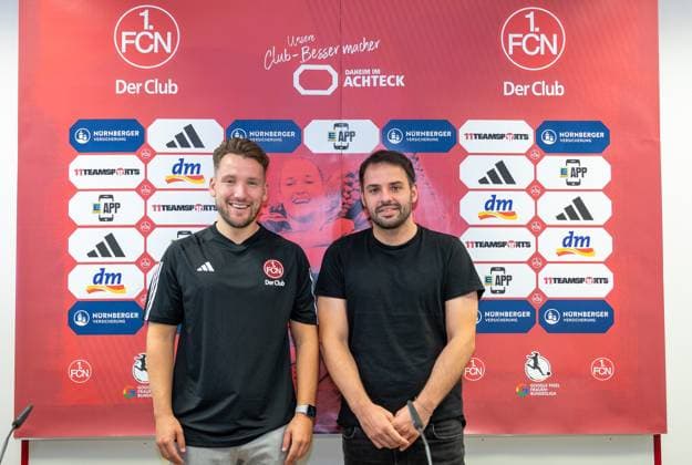 14 07 2023 1 FC Nuremberg Nuernberg women club women FCN club media appointment press conference coach presentation DaEn xdaxenx Thomas Oostendorp coach 1 FC Nuremberg FCN Osman Cankaya sporting director 1 FC Nuremberg FCN