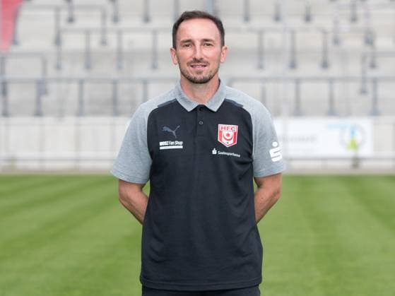 Teampraesentation Halle 3 Liga Hallescher FC, 3 Liga, Porträttermin 2023 2024, Halle, 13 07 2021, Leuna Chemie Stadion, Fussball , Im Bild Co Trainer Sergio Pinto ,