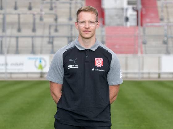 Teampraesentation Halle 3 Liga Hallescher FC, 3 Liga, Porträttermin 2023 2024, Halle, 13 07 2021, Leuna Chemie Stadion, Football , In the picture condition coach John Brandes ,