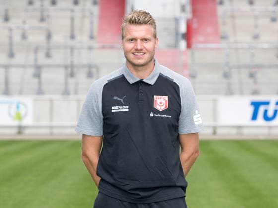 Teampraesentation Halle 3 Liga Hallescher FC, 3 Liga, Porträttermin 2023 2024, Halle, 13 07 2021, Leuna Chemie Stadion, Football , In the picture goalkeeper coach Marian Unger ,