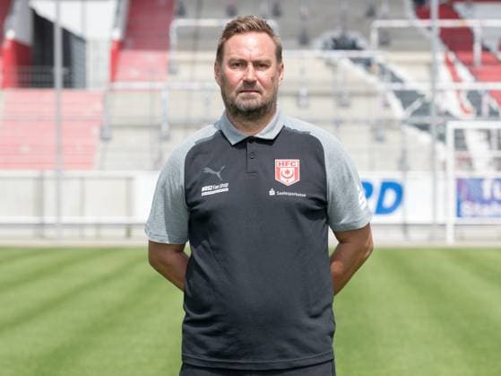Teampraesentation Halle 3 Liga Hallescher FC, 3 Liga, Porträttermin 2023 2024, Halle, 13 07 2021, Leuna Chemie Stadion, Football , In the picture team manager Mario Nickeleit ,