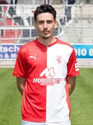 Teampraesentation Halle 3 Liga Hallescher FC, 3 Liga, Porträttermin 2023 2024, Halle, 13 07 2021, Leuna Chemie Stadion, Football , In the picture Timur Gayret ,