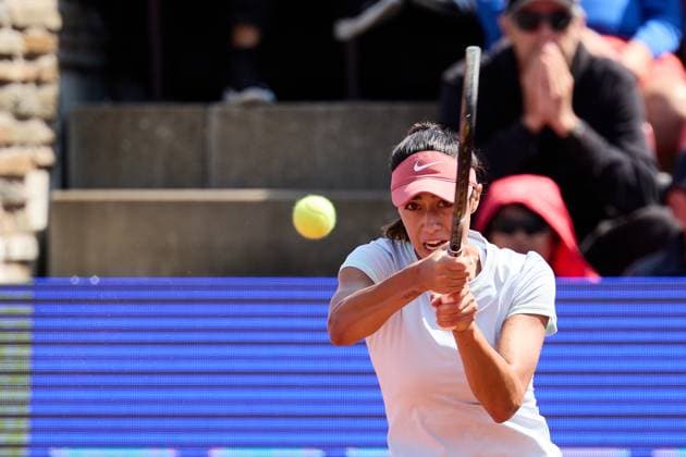 BÅSTAD 20230714 Olga Danilovic, Serbia in the semi-final of the Nordea Open tennis tournament in Bastad BÅSTAD SVERIGE Tennis x11830x  Copyright: xAndersxBjurö TTx NORDEA OPEN 2023