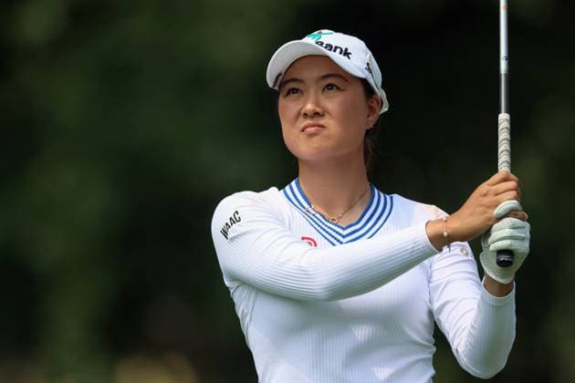 DANA Open Minjee Lee of Perth, Australia hits from the 6th tee during the second round of the Dana Open golf tournament at Highland Meadows Golf Club in Sylvania, Ohio USA, on Friday, July 14, 2023. Sylvania Ohio United States  Copyright: xAmyxLemusx originalFilename:lemus-danaopen230714_np0o9.jpg