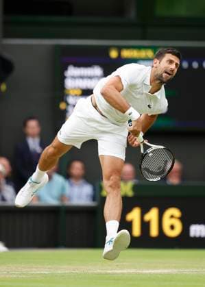 Novak Djokovic, Mens Singles, Semi Final Copyright: xJuergenxHasenkopfx