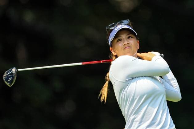 DANA Open Brianna Do of Lakewood, California hits from the 12th tee during the second round of the Dana Open golf tournament at Highland Meadows Golf Club in Sylvania, Ohio USA, on Friday, July 14, 2023. Sylvania Ohio United States  Copyright: xAmyxLemusx originalFilename:lemus-danaopen230714_npn47.jpg