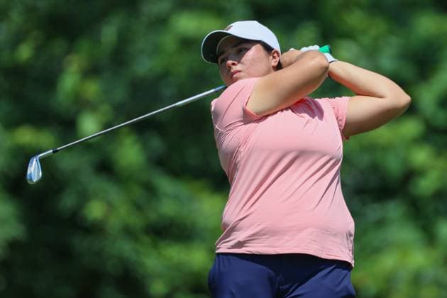 DANA Open Valery Plata of Bucaramanga, Colombia hits from the 8th tee during the second round of the Dana Open golf tournament at Highland Meadows Golf Club in Sylvania, Ohio USA, on Friday, July 14, 2023. Sylvania Ohio United States  Copyright: xAmyxLemusx originalFilename:lemus-danaopen230714_npxWZ.jpg