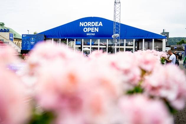 230715 Nordea Open signs for the womens double final on day 6 of the WTA Nordea Open on July 15, 2023 in Bastad, Sweden  Copyright: NICLASxJÖNSSON BB230715NO001