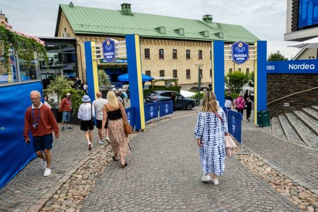 230715 Nordea Open signs for the womens double final on day 6 of the WTA Nordea Open on July 15, 2023 in Bastad, Sweden  Copyright: NICLASxJÖNSSON BB230715NO002