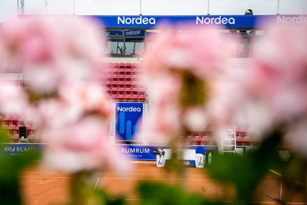 230715 Nordea Open signs for the womens double final on day 6 of the WTA Nordea Open on July 15, 2023 in Bastad, Sweden  Copyright: NICLASxJÖNSSON BB230715NO003