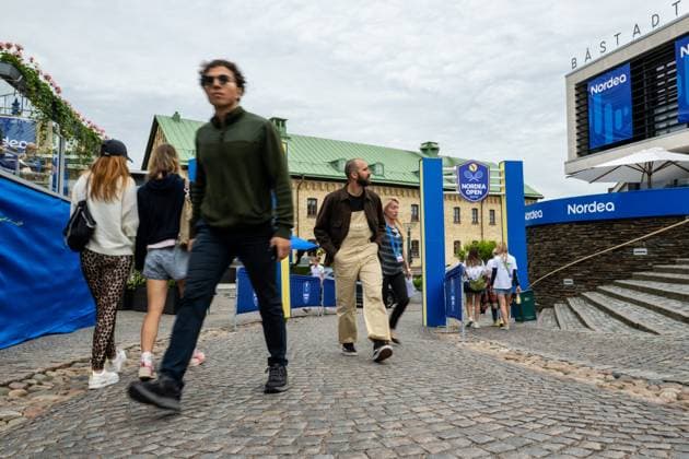 230715 Nordea Open signs for the womens double final on day 6 of the WTA Nordea Open on July 15, 2023 in Bastad, Sweden  Copyright: NICLASxJÖNSSON BB230715NO005