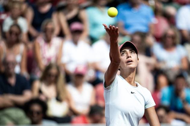 230715 Olga Danilovic, Serbia, during the womens final on day 6 of the WTA Nordea Open on July 15, 2023 in Bastad, Sweden  Copyright: NICLASxJÖNSSON BB230715NO038