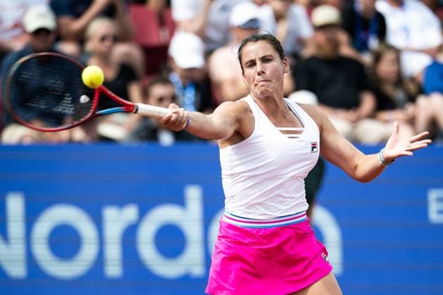 230715 Emma Navarro, USA, during the womens final on day 6 of the WTA Nordea Open on July 15, 2023 in Bastad, Sweden  Copyright: NICLASxJÖNSSON BB230715NO040