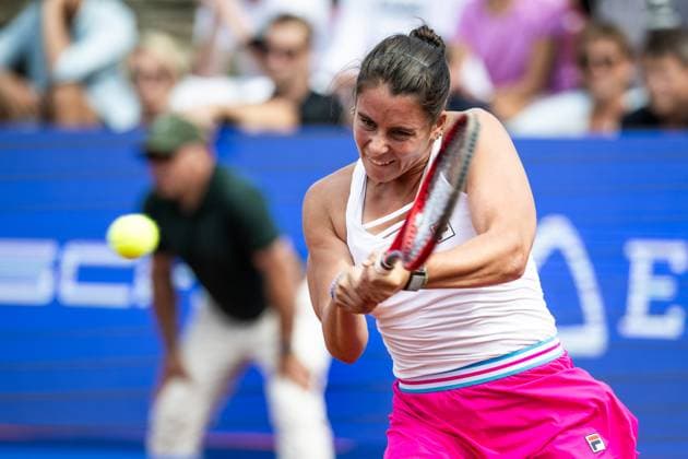 230715 Emma Navarro, USA, during the womens final on day 6 of the WTA Nordea Open on July 15, 2023 in Bastad, Sweden  Copyright: NICLASxJÖNSSON BB230715NO043