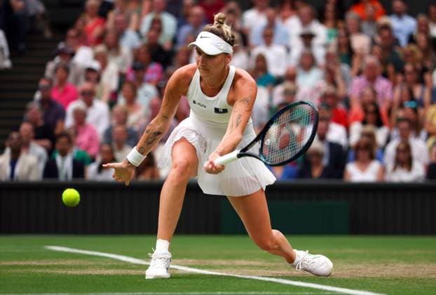Tennis, Wimbledon, Womens Final, Marketa Vondrousova - Ons Jabeur