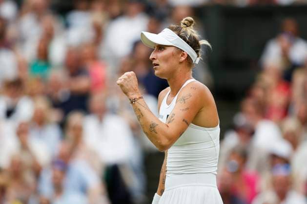 Marketa Vondrousova makes fist and cheers, cheer,joy,emotion Copyright: xJuergenxHasenkopfx