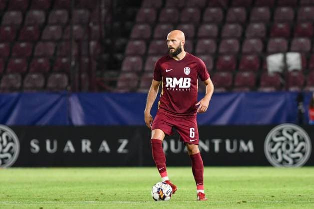 CFR Cluj v Poli Iasi - SuperLiga Arlind Ajeti in action during Romania SuperLiga Stage 1: CFR Cluj vs Politehnica Iasi, disputed on Dr Costantin Radulescu Stadium, Cluj-Napoca, July 15th 2023 Cluj-Napoca Romania  Copyright: xFlaviuxBuboix originalFilename:buboi-notitle230715_npFiU.jpg