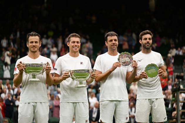2023 Wimbledon Mens Double Winner Wesley Koolhof NED Neal Skupski GBR