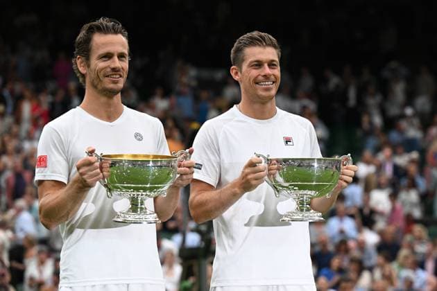 2023 Wimbledon Mens Double Winner Wesley Koolhof NED Neal Skupski GBR