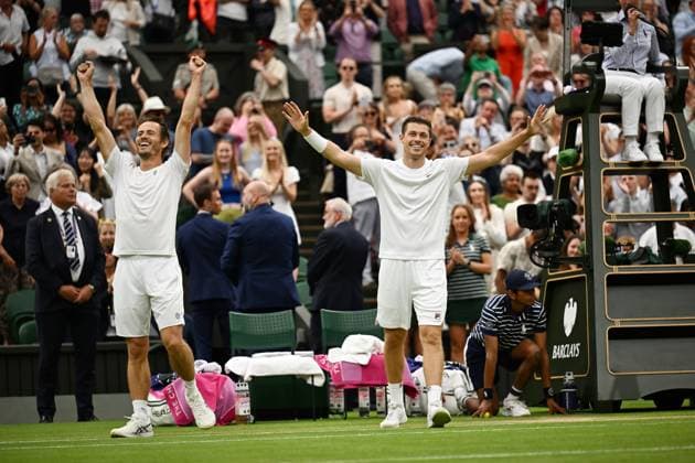 2023 Wimbledon Mens Double Winner Wesley Koolhof NED Neal Skupski GBR