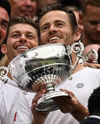2023 Wimbledon Mens Double Winner Wesley Koolhof NED Neal Skupski GBR