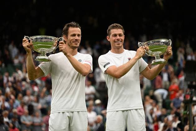2023 Wimbledon Mens Double Winner Wesley Koolhof NED Neal Skupski GBR