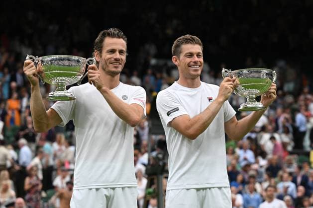 2023 Wimbledon Mens Double Winner Wesley Koolhof NED Neal Skupski GBR