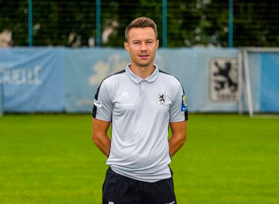 16 07 2023, football 3 league 2023 2024, TSV 1860 Munich, portrait date 2023 2024, at Grünwalderstrasse 114, Munich Co coach Franz Hübl TSV 1860 Munich