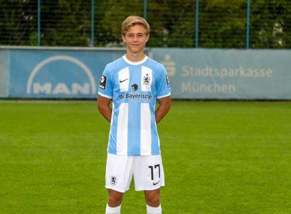 16 07 2023, football 3 league 2023 2024, TSV 1860 Munich, portrait date 2023 2024, at Grünwalderstrasse 114, Munich Daniel wine 1860 Munich