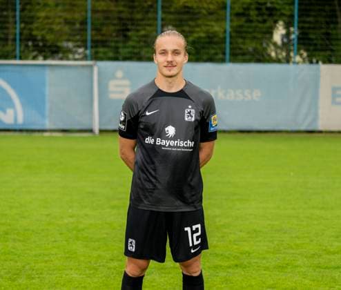 16 07 2023, football 3 league 2023 2024, TSV 1860 Munich, portrait date 2023 2024, at Grünwalderstrasse 114, Munich goalkeeper Julius Schmid 1860 Munich