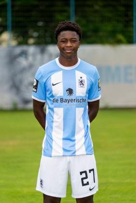16 07 2023, football 3 league 2023 2024, TSV 1860 Munich, portrait date 2023 2024, at Grünwalderstrasse 114, Munich Mansour Ouro Tagba TSV 1860 Munich