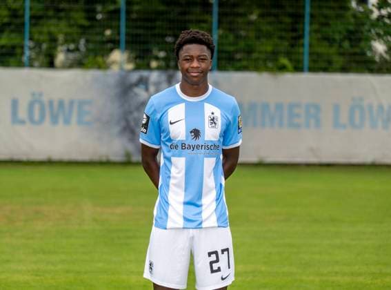 16 07 2023, football 3 league 2023 2024, TSV 1860 Munich, portrait date 2023 2024, at Grünwalderstrasse 114, Munich Mansour Ouro Tagba TSV 1860 Munich