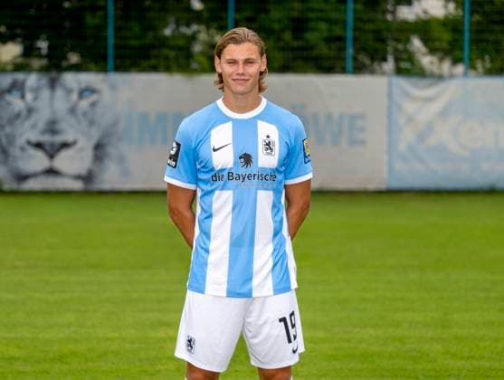 16 07 2023, football 3 league 2023 2024, TSV 1860 Munich, portrait date 2023 2024, at Grünwalderstrasse 114, Munich Fynn Lakenmacher TSV 1860 Munich
