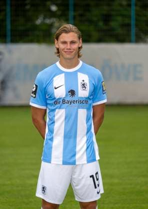 16 07 2023, football 3 league 2023 2024, TSV 1860 Munich, portrait date 2023 2024, at Grünwalderstrasse 114, Munich Fynn Lakenmacher TSV 1860 Munich