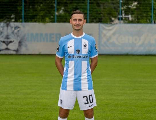 16 07 2023, football 3 league 2023 2024, TSV 1860 Munich, portrait date 2023 2024, at Grünwalderstrasse 114, Munich Milos Cocic TSV 1860 Munich