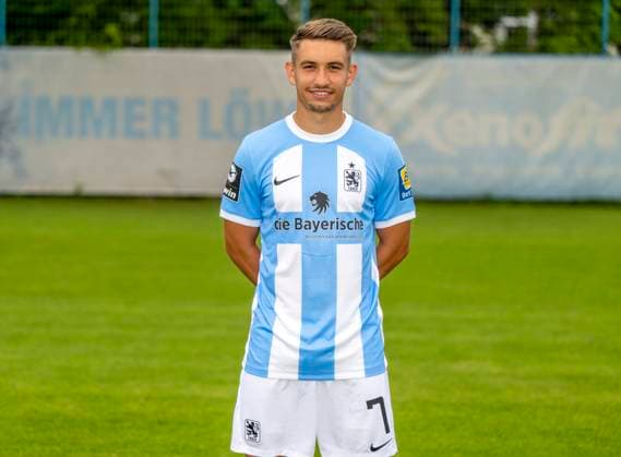 16 07 2023, football 3 league 2023 2024, TSV 1860 Munich, portrait date 2023 2024, at Grünwalderstrasse 114, Munich Julian Guttau TSV 1860 Munich