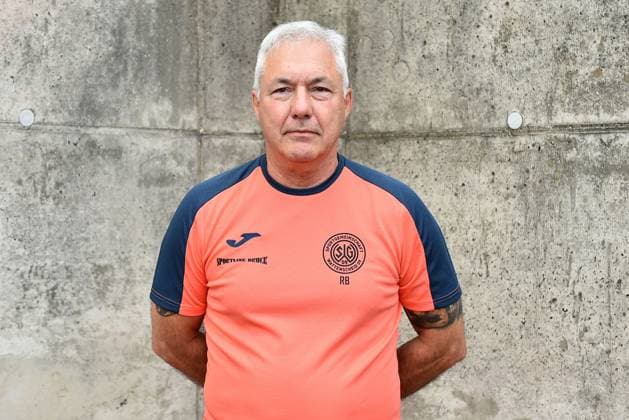 Soccer men Oberliga Westfalen season 2023 2024 photo session SG Wattenscheid 09 on 16 07 2023 at Lohrheidestadion in Bochum Wattenscheid Ralf Brand goalkeeper coach SG Wattenscheid 09 Lower Saxony Germany