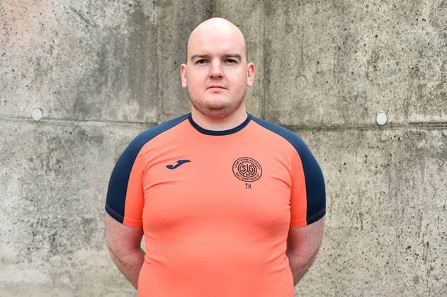 soccer men Oberliga Westfalen season 2023 2024 photo session SG Wattenscheid 09 on 16 07 2023 at Lohrheidestadion in Bochum Wattenscheid Timo Keßler team coach SG Wattenscheid 09 Lower Saxony Germany