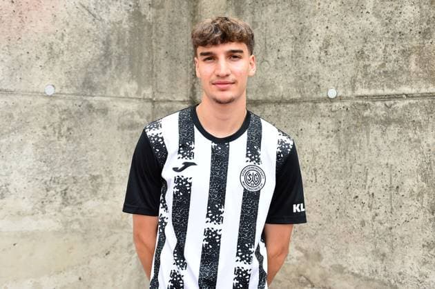 Soccer men Oberliga Westfalen season 2023 2024 photo session SG Wattenscheid 09 on 16 07 2023 at Lohrheidestadion in Bochum Wattenscheid Fabrizio Giuseppe Fili SG Wattenscheid 09 Lower Saxony Germany