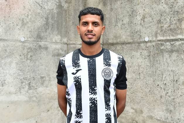 Soccer men Oberliga Westfalen season 2023 2024 photo session SG Wattenscheid 09 on 16 07 2023 at Lohrheidestadion in Bochum Wattenscheid Jamal El Mansoury SG Wattenscheid 09 Lower Saxony Germany