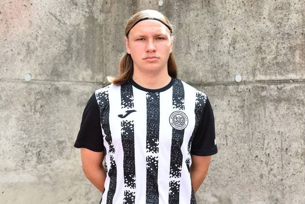 Soccer men Oberliga Westfalen season 2023 2024 photo session SG Wattenscheid 09 on 16 07 2023 at Lohrheidestadion in Bochum Wattenscheid Quentin Weiß SG Wattenscheid 09 Lower Saxony Germany
