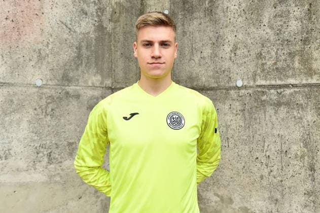 Soccer men Oberliga Westfalen season 2023 2024 photo session SG Wattenscheid 09 on 16 07 2023 at Lohrheidestadion in Bochum Wattenscheid Ahmed Kulalic SG Wattenscheid 09 Lower Saxony Germany