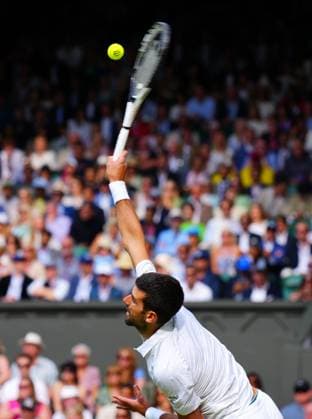 Mandatory Credit: Photo by Javier Garcia Shutterstock (14011311hl) Novak Djokovic during the Men s Singles final Wimbledon Tennis Championships, Day 14, The All England Lawn Tennis and Croquet Club, London, UK - 16 Jul 2023 Wimbledon Tennis Championships, Day 14, The All England Lawn Tennis and Croquet Club, London, UK - 16 Jul 2023  Copyright: xJavierxGarcia Shutterstockx 14011311hl