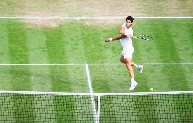 Mandatory Credit: Photo by Kieran McManus Shutterstock (14011306cu) Wimbledon Tennis Championships, Day 14, The All England Lawn Tennis and Croquet Club, London, UK - 16 Jul 2023 Wimbledon Tennis Championships, Day 14, The All England Lawn Tennis and Croquet Club, London, UK - 16 Jul 2023  Copyright: xKieranxMcManus Shutterstockx 14011306cu