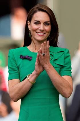 Mandatory Credit: Photo by Dave Shopland Shutterstock (14011307is) Catherine Princess of Wales Wimbledon Tennis Championships, Day 14, The All England Lawn Tennis and Croquet Club, London, UK - 16 Jul 2023 Wimbledon Tennis Championships, Day 14, The All England Lawn Tennis and Croquet Club, London, UK - 16 Jul 2023  Copyright: xDavexShopland Shutterstockx 14011307is