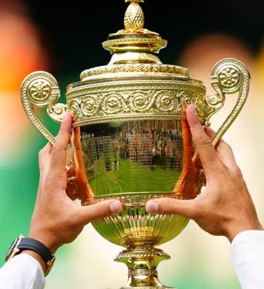 Mandatory Credit: Photo by Javier Garcia Shutterstock (14011311kn) Carlos Alcaraz lifts the The Gentlemen s Singles Trophy after victory Wimbledon Tennis Championships, Day 14, The All England Lawn Tennis and Croquet Club, London, UK - 16 Jul 2023 Wimbledon Tennis Championships, Day 14, The All England Lawn Tennis and Croquet Club, London, UK - 16 Jul 2023  Copyright: xJavierxGarcia Shutterstockx 14011311kn