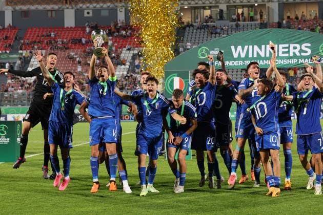 Football, Italy are European U19 champions after beating Portugal in the final
