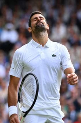 Sport Themen der Woche KW28 Sport Bilder des Tages Wimbledon - Carlos Alcaraz Wins First Title Novak Djokovic (SRB) during the men final at the 2023 Wimbledon Championships at the AELTC in London, UK on July 16, 2023. Photo by Corinne Dubreuil ABACAPRESS.COMM London United Kingdom  Copyright: xDubreuilxCorinne ABACAx 860951_055 DubreuilxCorinne ABACAx 860951_055